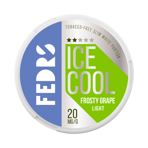 FEDRS Ice Cool Light Frosty Grape 20MG/G - Snuslion
