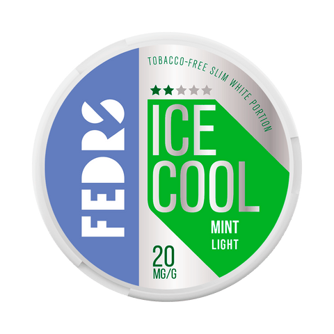 FEDRS Ice Cool Light Mint 20MG/G - Snuslion