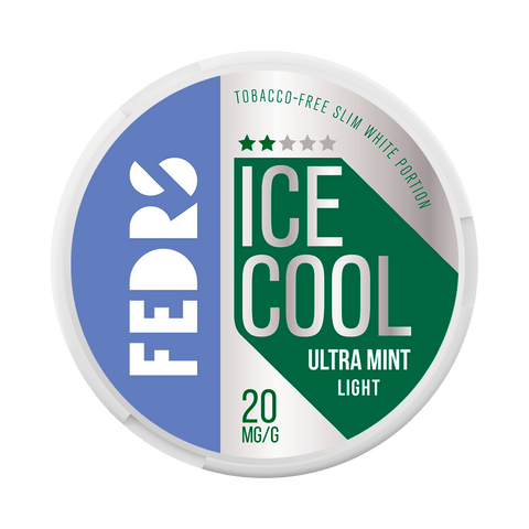 FEDRS Ice Cool Light Ultra Mint 20MG/G - Snuslion