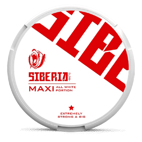 Siberia Maxi All White Portion 33MG/G - Snuslion