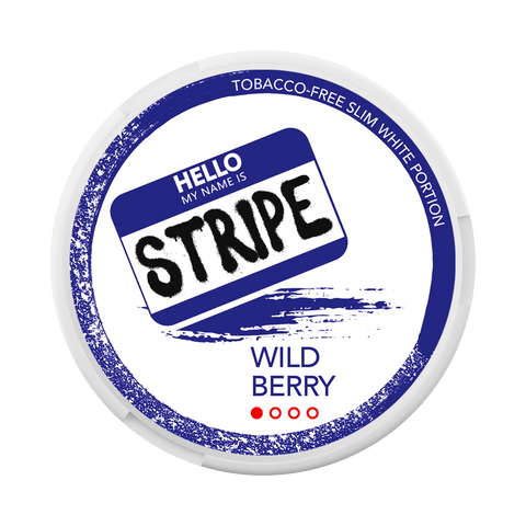 STRIPE Light Wild Berry 10MG/G - Snuslion