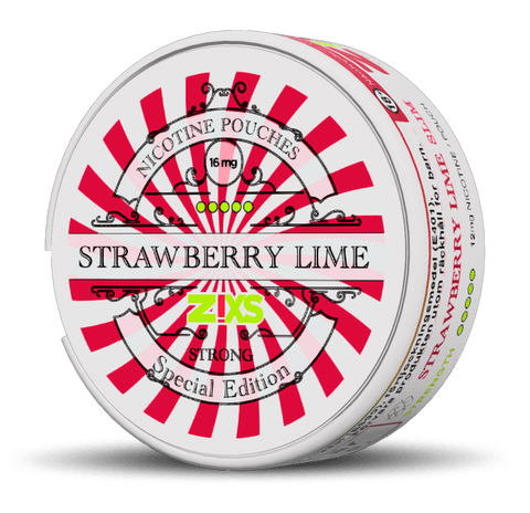 Zixs Slim Strawberry Lime 16MG/G - Snuslion